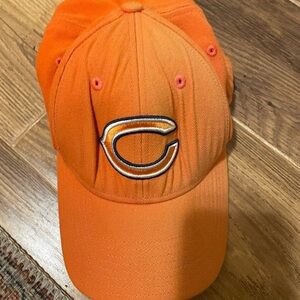 NFL Chicago Bears Orange Cap with Embroidered Logo